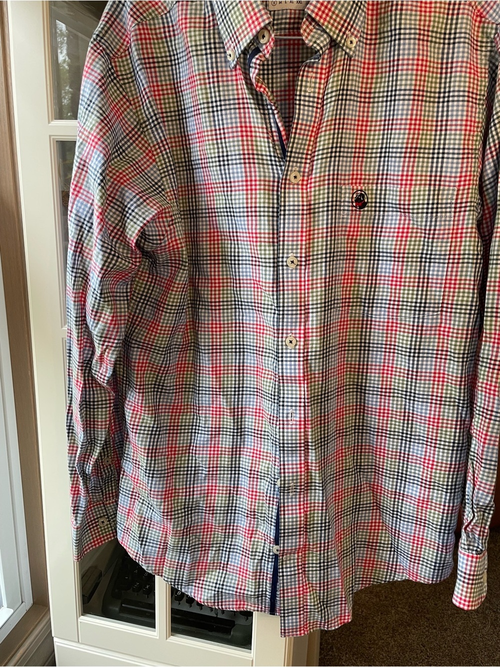 Southern proper Men's Multicolor Check Button-Down Shirt